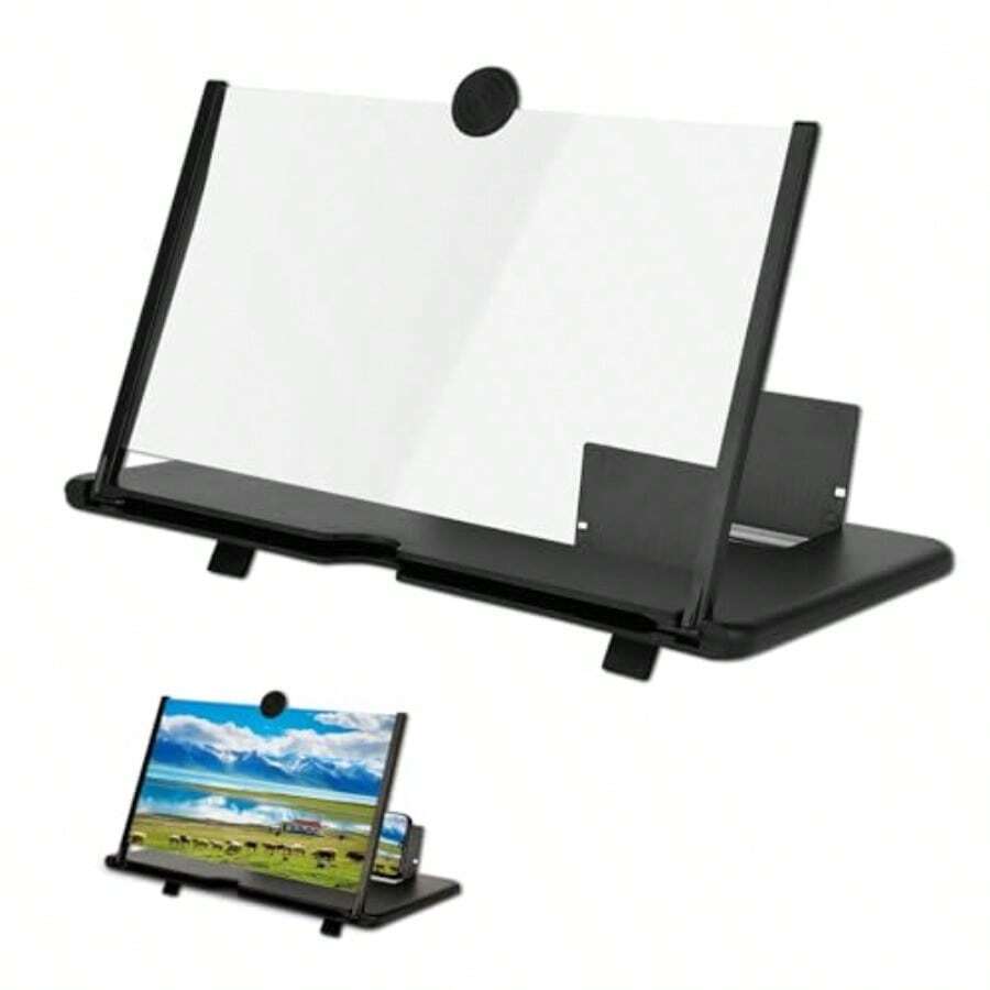 Soporte de pantalla básico negro, amplificador y magnificador de pantalla, regalo de primavera - Negro 305 cm - Ver 1