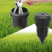 1pc Outdoor Sprinkler Head Key Holder, Simulation Sprinkler Design Hidden Key Box, Secure Key Storage Hider For Yard Lawn Patio Decoration - Key Storage - View 5