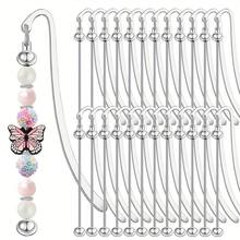 Bộ 2/24 chiếc kẹp đánh dấu trang đính hạt - Kẹp đánh dấu trang kim loại tự làm, kẹp đánh dấu trang đính hạt thủ công, thích hợp làm quà tặng cho người yêu sách, học sinh, giáo viên, bạn bè và gia đình. - đánh dấu đính cườm - Xem 20