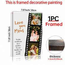 1pc Customizable Mother's Day Template, Printable Mom Photo Collage Wall Art, Mother's Birthday Gift, Mother's Day Gift, Customizable Item With Frame, Vibrant And Eye-Catching, Suitable For Home, Office Or School - Multicolor - View 15