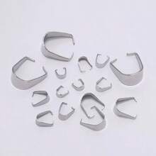 88 chiếc móc khóa mặt dây chuyền bằng thép không gỉ để tự làm vòng tay, dây chuyền, khuyên tai. - tự làm lấy - Xem 2