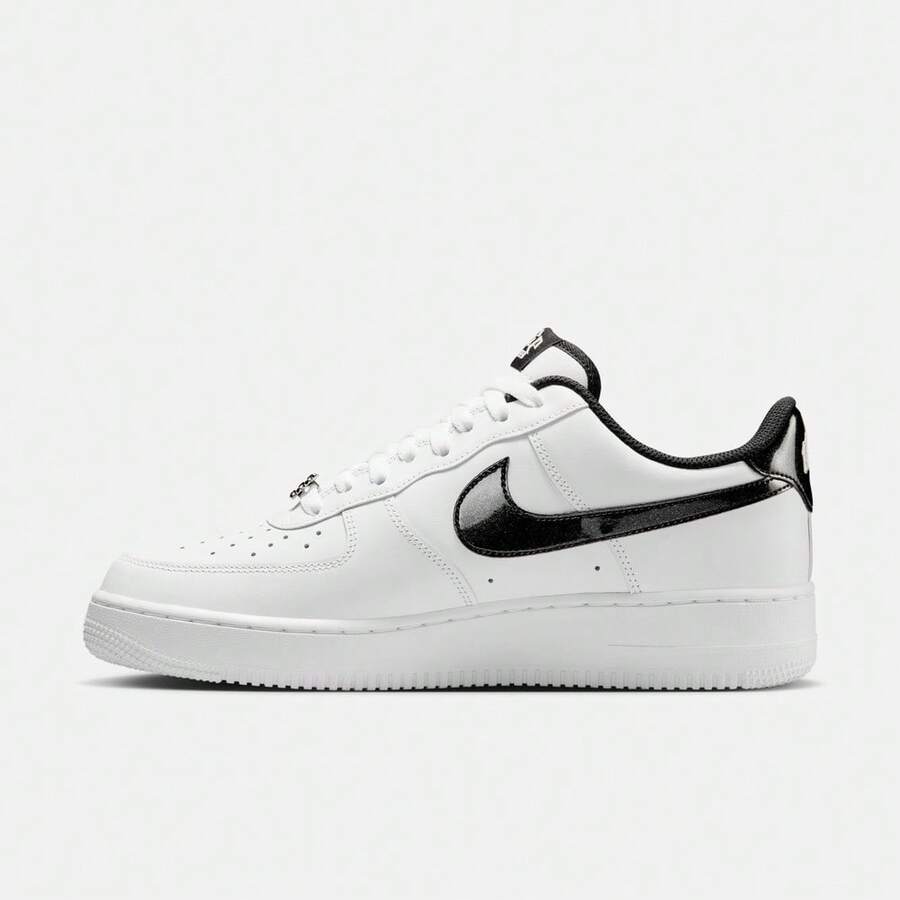 Nike Giày thể thao nam AIR FORCE 1 '07 LV8, kiểu dáng cổ thấp HF2898-101 - Đen và trắng - Xem 1