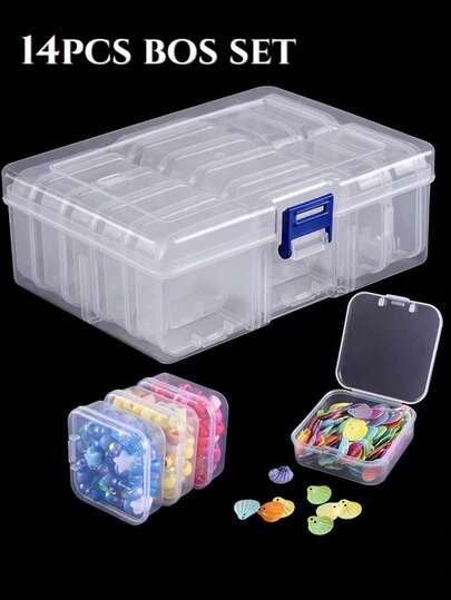 DIY Diamond Painting Storage Box, Nail Art Jewelry Diamond Mosaic Storage Container, Multi-Function Storage Box