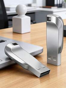 BIYETIMI 128GB/64GB/32GB 金属 USB 2.0 闪存盘，兼容所有 USB 设备 - 查看 2