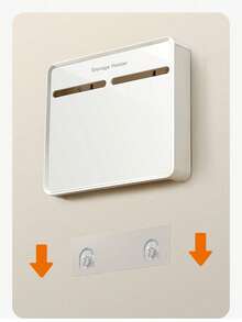 1 Giá treo dao gắn tường có móc, có thể đựng dao gọt vỏ, giẻ lau, miếng bọt biển và các dụng cụ nhà bếp khác. - Xem 11