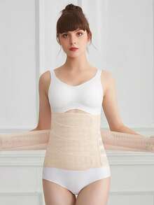4pcs Women's Breathable Waist Trimmer Belt Slimming Waist Shaper - Apricot - View 7
