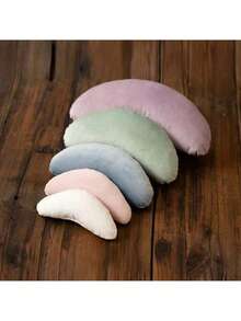 Phụ kiện chụp ảnh sơ sinh: Gối lười, Giá đỡ tạo dáng chụp ảnh hình lưỡi liềm, Đồ dùng trang trí giỏ giường chụp ảnh em bé, Gối tạo dáng cho bé trai và bé gái. - Nhiều màu - Xem 10