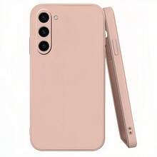 Ốp bảo vệ bằng silicon mềm mại, cảm giác chạm mượt mà và lớp lót bên trong bằng sợi microfiber, vỏ lưng chống sốc, tương thích với Samsung Galaxy S26/S25/S24/Ultra/Plus, dòng A và Apple 17e/17 Pro Max. - Hồng - Xem 12