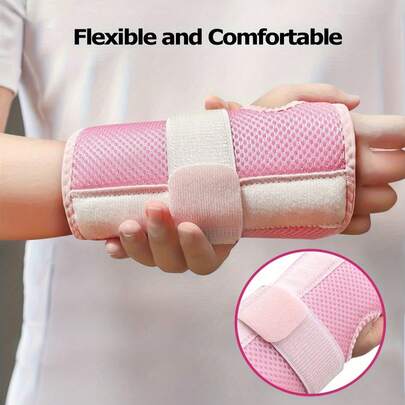 1个透气舒适护腕 - 可调节，可手洗，适合运动和日常使用，是生日、母亲节、父亲节的完美礼物