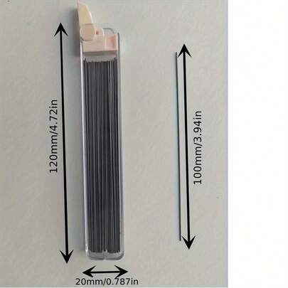 极简办公自动铅笔芯，超大容量 2B 铅芯 0.5mm/0.7mm