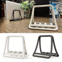 1pc Vertical Laptop Stand, Fits 10-17 Inch Laptops Of Multiple Brands Including , Allows Upright Placement - View 4