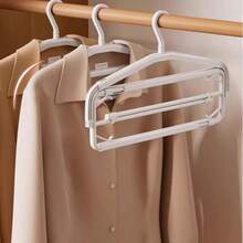 Telescopic Bath Towel Rack, Towel Rack, Multi-Purpose Clothes Rack, Clothes Drying Rack, Clothes Hanger, Shorts, Socks, Tie-Up, Small Bed Sheet - One Size Fits All - View 4