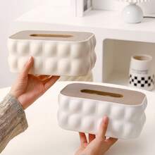 1 hộp đựng khăn giấy bằng gỗ, hộp phân phối khăn giấy có nắp gỗ, dùng để đựng khăn giấy trong phòng tắm, nhà bếp, văn phòng, nhà cửa, bàn trang điểm phòng ngủ, mặt bàn. - Nhiều màu - Xem 6