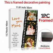 1pc Customizable Mother's Day Template, Printable Mom Photo Collage Wall Art, Mother's Birthday Gift, Mother's Day Gift, Customizable Item With Frame, Vibrant And Eye-Catching, Suitable For Home, Office Or School - Multicolor - View 16