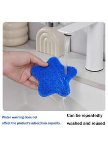 1-6pcs Reusable Pet Hair Remover, Star-Shaped Hair Cleaning Balls, Suitable For Laundry. Can Reduce Clothing Wrinkles And Shorten Drying Time. Washing Machine Filter Cleaner, Collects Fabric Fibers And Pet Hair, Captures Cat/Dog Fur, No Power Needed, For Washer And Dryer - Multicolor - View 6