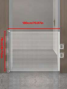 Retractable Pet Fence, Anti-Cat Escape Barrier, Pet Gate, Cat Door Stopper - Multicolor - View 14