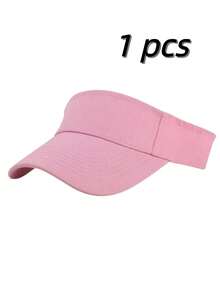 1 chiếc mũ chống nắng nữ, mũ đi biển mùa hè, mũ bảo vệ da khỏi ánh nắng mặt trời, mũ thể thao unisex có thể điều chỉnh, mũ mùa hè - Nhiều màu - Xem 15