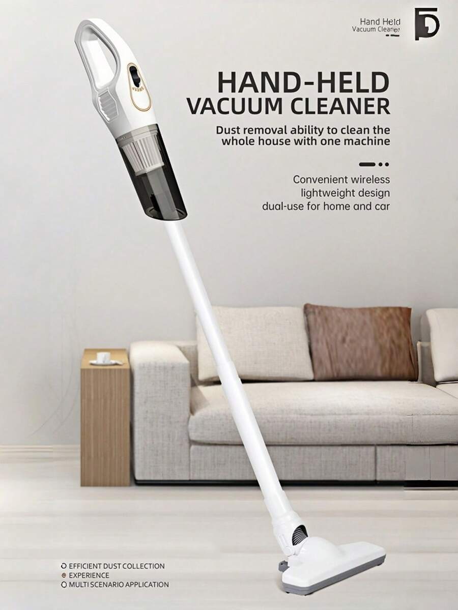Multifunctional Handheld Vacuum Cleaner, Strong Suction, HEPA Filter, Cordless Vacuum Cleaner Suitable For Car, Floor, Home Use