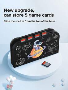 Accessories For Switch2 (2025) Game Console, Astronaut Pattern Protective Case, Storage Bag, Compatible With Switch2/Switch OLED/Switch NS Protective Case, Storage Bag, Dockable Case, Game Card Case, Protect Your Beloved Device, Best Gift For Switch Players - Multicolor - View 8