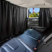 5pcs/Set Car Privacy Curtain Set, Made Of Polyester, Includes Rear Seat And Side Window Curtains, With Storage Bag, Suitable For Sedans And SUVs - A - View 7