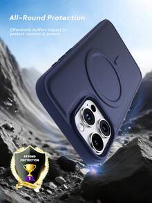 高級 PU 皮革手機殼，相容 iPhone 16 Pro Max/17 Pro Max， 15 保護套，相容 iPhone 13 手機殼，壓紋設計，混合保護殼相容 iPhone 11/12 Pro Max/13 Pro Max/15 Pro Max，時尚手機保護殼適用於 Honor 400 Lite/400 Pro/Honor 400，防震保護，支援無線充電，簡約優雅，全機身防震手機殼適用於 Galaxy S25FE Edge/S25 Ultra/S24 Ultra/Galaxy A16/A17/A15（S24 與 S25 隨機發貨） - 藏蓝色 - 查看 6