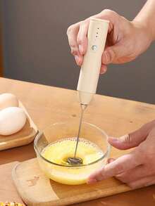 Máy tạo bọt sữa cầm tay điện, sạc điện, 3 tốc độ, máy trộn sữa mini, thích hợp cho cà phê/latte/cappuccino/sô cô la nóng/trứng - Nhiều màu - Xem 9