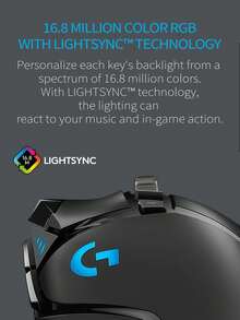 Logitech G502 HERO 有线游戏鼠标，双模式游戏鼠标，RGB 可自定义，可编程宏机械鼠标 - 查看 5