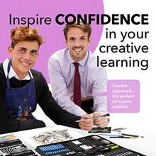 100 piezas Juego de dibujo y boceto Lápices de grafito, carboncillo, pastel, metálicos + talla grande para artistas profesionales y adultos - Carbón Grafito Metálico - Ver 3