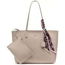 DKNY Saige East-West Large Tote Bag |  | Women Top Handle Bags - 淺灰褐色 - 查看 1