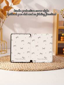 Kingsung Bow Pattern Tablet Protective Case,Compatible With IPad 9.7/10.2/10.5/10.9/12.9/Pro 11, 10th Gen,Compatible With Samsung Galaxy Tab S6 Lite 10.4 Inch,Compatible With Kindle Paperwhite 12th Gen 2024,Kindle 11th Gen 2022, Clara Colour,Soft Anti-Fall Protection,Smart Stand/Automatic Wake Up/Sleep - Multicolor - View 9