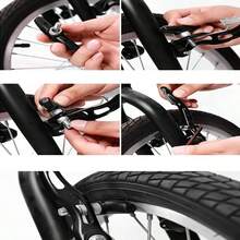 Bicycle V-Brake Pads Silent Brake Blocks Rubber Brake Pads Black 70mm 2.76in Non-Slip Wear-Resistant Durable Mountain Bike Accessories With Installation Tools - Multicolor - View 9