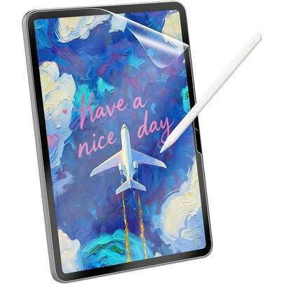 1pc High Definition, High Transparency, Anti-Scratch, Anti-Drop, Full Screen Coverage, Strong Anti-Fingerprint, Sensitive Touch, PET Film, Screen Protector Soft Film, Drawing Film, Anti-Glare, Compatible With IPad (Air4/5/6/7) 10th Gen, 11 A16 (2025), Air 11-Inch (2026), 12 11-Inch (2026)