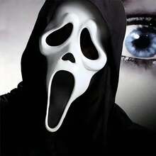 Mặt nạ Ghostface trong phim Scream, phụ kiện hóa trang sát thủ Halloween dành cho người lớn. - Xem 1