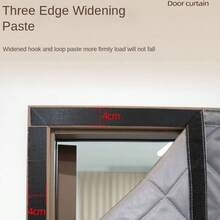 1 Piece Of Winter Magnetic Suction Warm Door Curtain, Thickened Encryption, Cold-Proof, Hole-Free Self-Suction, Bedroom Air Conditioning Windbreak Partition - Multicolor - View 12