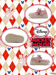 Disney 米奇官方授权联名款 | 一双儿童运动鞋，适合日常、节日、运动和户外活动穿着。穿着舒适贴合脚型，防滑、耐磨、透气。（男童运动鞋、男童板鞋、儿童运动鞋、女童运动鞋、女童板鞋） - 粉色 - 查看 4