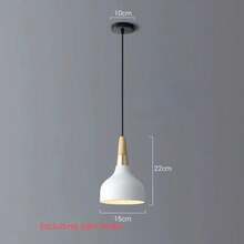 1 đèn chùm phong cách Bắc Âu, đầu đơn/ba, đèn thả nghệ thuật hiện đại tối giản màu Macaron, thích hợp cho phòng ăn, quầy bar, phòng ngủ, không bao gồm bóng đèn - Đèn chùm nhỏ 1,5m - Xem 20