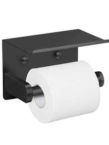 Wall-Mounted Toilet Paper Holder, Suitable For Toilet Paper Rolls, Stainless Steel Self-Adhesive Toilet Paper Holder, Bathroom Toilet Paper Rack - Multicolor - View 13