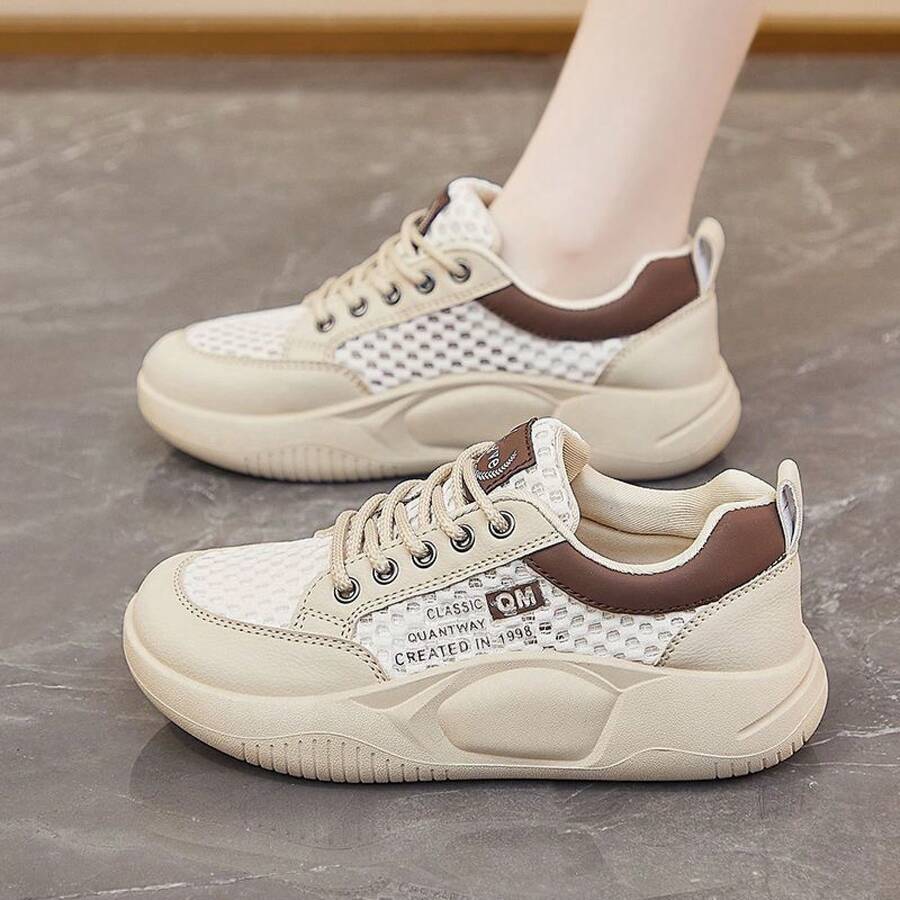 Women Skateboarding Shoes - XQ5718 Khaki - View 1