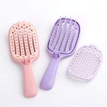 Hair brushes-UK+EU 1 lược chải tóc gấp gọn chống rối, dễ vệ sinh, tiện dụng cho nữ khi đi du lịch, phù hợp cho tóc ướt và khô, lược lông mềm chống tĩnh điện cho tóc xoăn, dày, gợn sóng và thẳng, dụng cụ chăm sóc tóc hàng ngày. - Nhiều màu - Xem 8