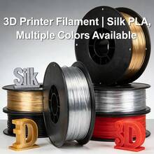250g 3D Printer Filament 1.75mm Silk PLA | Premium Smooth Silk Finish Multi-Color 3D Filament | Individually Packed Spool For 3D Printing Pens & Machines | 3D Printer Supplies | Impresora 3D Filament - 查看 4