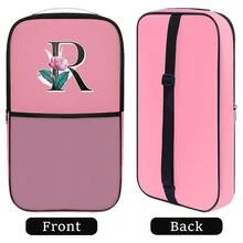 1 túi đựng vợt Pickleball, túi đựng vợt Pickleball in chữ cái đầu từ A đến Z, túi đựng bóng tennis màu đen, túi bảo vệ vợt có khóa kéo, ba lô đựng vợt Pickleball cho nữ, túi đựng vợt tennis. - Hồng - Xem 26