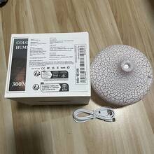 1pc New Crystal Sports USB Humidifier & Aroma Diffuser, 300ml Capacity Suitable For Multiple Scenarios, Crystal Crack Humidifier With Colorful Ambient Light, Quiet Nano Mist Skin Hydrating Device, Battery-Free, USB Powered - Various - View 7