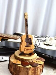 1 Set personalisiertes Geschenkset für Gitarrenliebhaber, beinhaltet Gitarrenplektrum, ideal als romantisches Jahrestags-, Vatertags-, Brüder-Tags-, Valentinstags-, Freundschaftstags-Geschenk und für Musikenthusiasten - Verschiedenfarbig - Übersicht 4