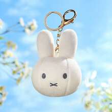 Creative Handmade-Style Miffy Rabbit Keychain - Chic Pendant For Bags, Cute Plush Doll Ornament, Elegant Gift - Multicolor - View 8