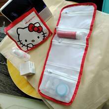 SANRIO 1 túi đựng mỹ phẩm gấp gọn dung tích lớn, hình hoạt hình, dễ thương, tiện dụng khi đi du lịch. - Nhiều màu - Xem 11