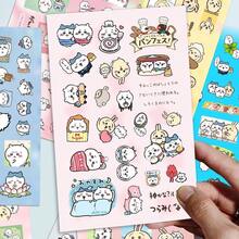 chiikawa 1 Set/8pcs Cute Cartoon Style Japanese Creative Sticker Decals, New Year Gift, Valentine's Day Gift, Easter Gift [Random Styles] - Multicolor - View 3