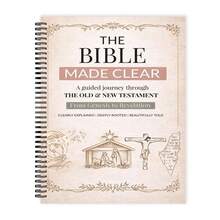 《圣经明晰指南》引导式学习笔记本，A5尺寸，全年圣经研读计划本，旧约概览，包含关键经文和反思空间，基督教用品，日记本，母亲节礼物 - A5 - 查看 6