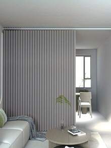 Foldable Waterproof Shower Curtain With Dust-Proof Design, Suitable As Bathroom And Cabinet Divider, Comes With Hooks, Excellent Waterproof Performance. - M - View 5