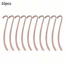 10 chiếc bookmark kim loại trống, bookmark mặt dây chuyền trang sức tự làm, vật liệu thủ công dành cho người yêu sách. - Nhiều màu - Xem 14