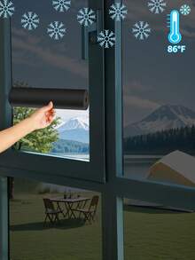 One-Way Privacy Window Film, Home/Office Use, Sun-Blocking, Heat Insulation, UV Protection, Black Reflective Mirror Finish - Heat Insulation Film - View 2